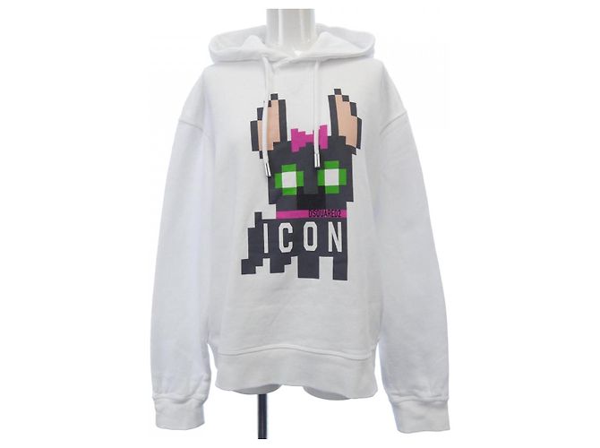 Moletom com capuz Dsquared2 Branco 
