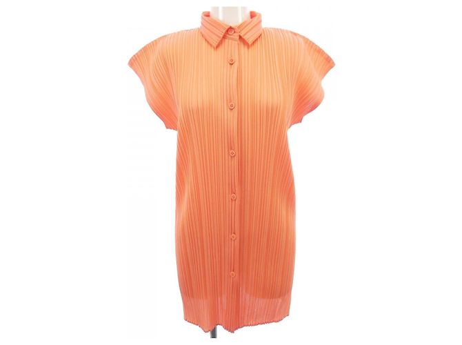 Autre Marque Top Pleats Please Rosa
