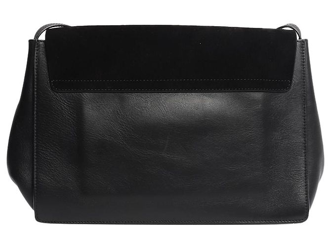 Chloé Bolsa de couro de camurça preta Faye Preto
