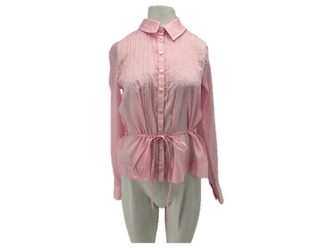 Autre Marque Camicetta rosa in cotone Damson Madder