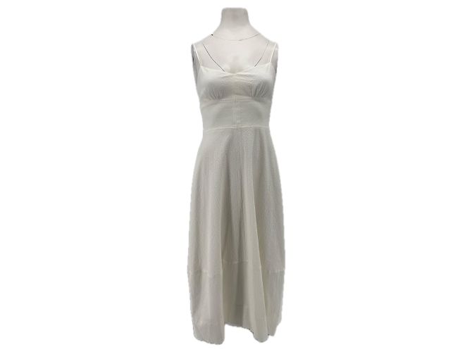 Autre Marque Vestido de algodón blanco BONDI BORN