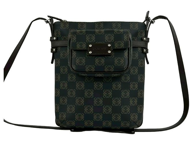 Bolsa de ombro em couro marrom LOEWE