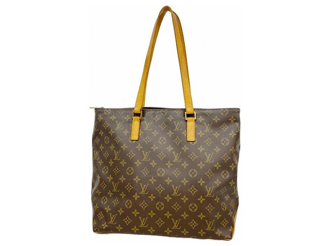 Borsa Tote Cabas Mezzo Monogram Louis Vuitton Marrone