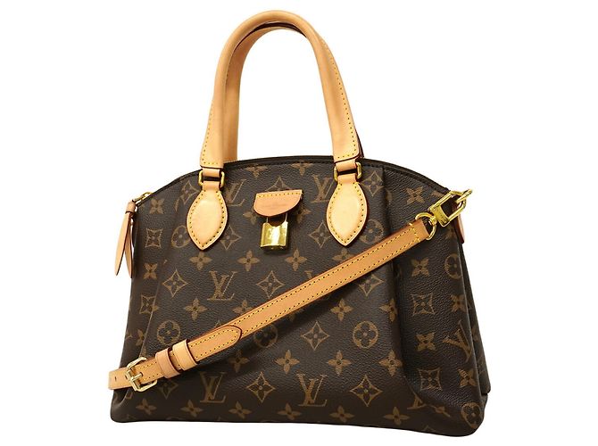 Louis Vuitton Monogram Rivoli PM Handbag Brown