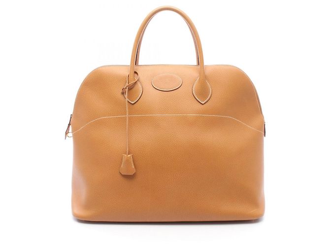 Hermès Bolsa Hermes Bolide 45 em couro Ardennes marrom