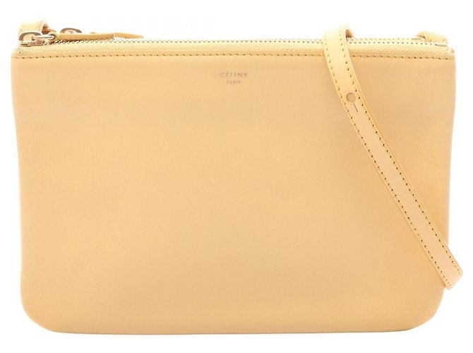 Céline Sac à épaule Trio Small Celine Jaune