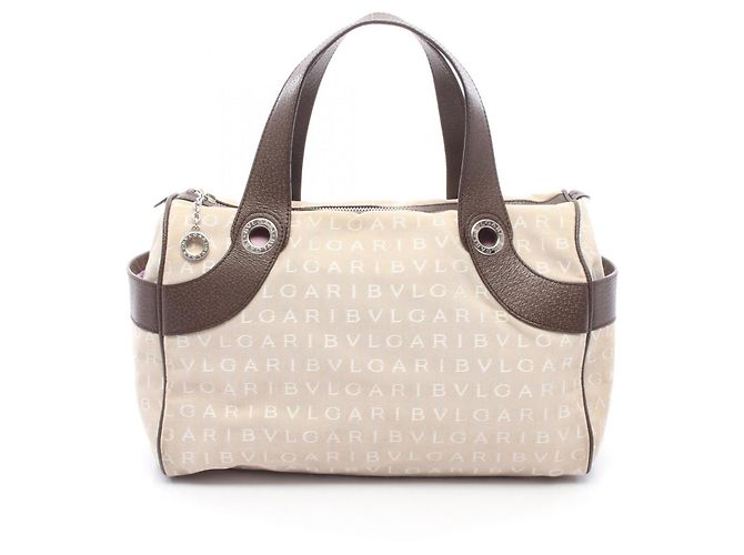 Bolsa de mão Mini Boston Bulgari Logomania