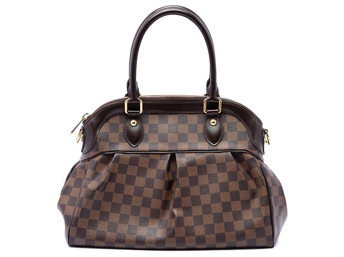 Louis Vuitton Marrom Damier Ebene Trevi PM