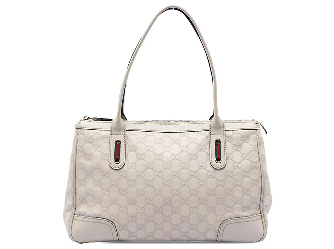 Tote Gucci Beige Guccissima Web Princy