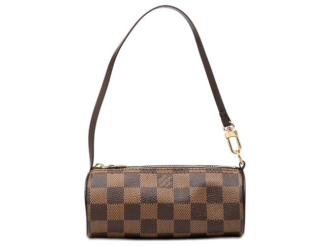Louis Vuitton Marrone Damier Ebene Papillon Pochette