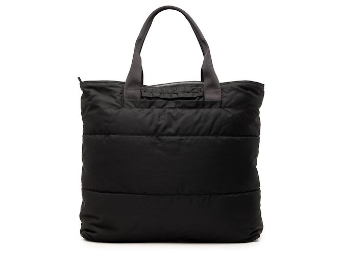Tote Bomber in Tessuto nero Prada