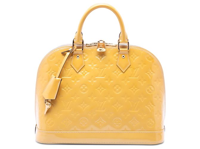 Louis Vuitton Alma PM Vernis Monogram Amarillo