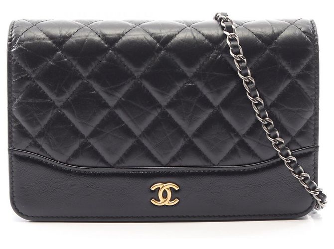 Borsa a tracolla Chanel Gabrielle de Combination Hardware Nero