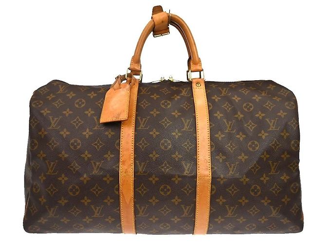 Louis Vuitton Keepall Monogram Canvas 50 Marrone