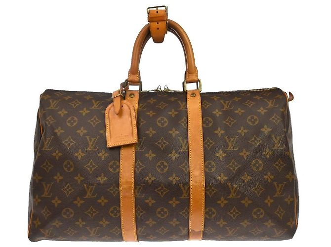 Louis Vuitton Keepall Monogram Canvas 45 Marrone