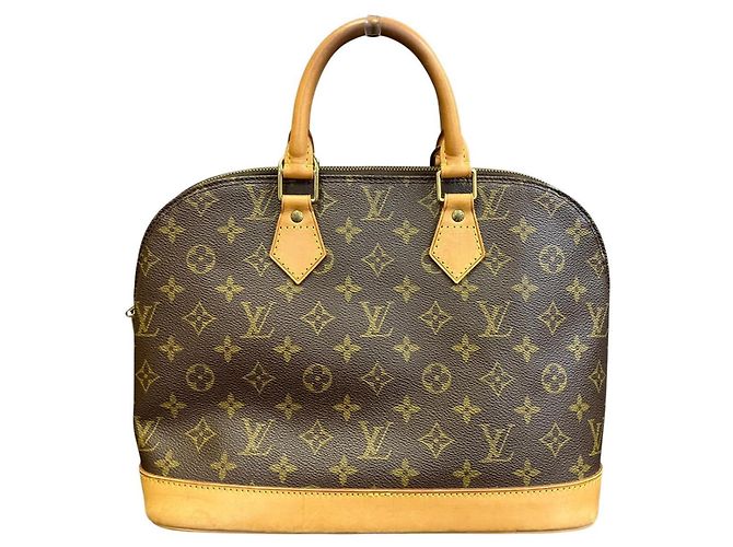 Sac à main Louis Vuitton Alma Marron