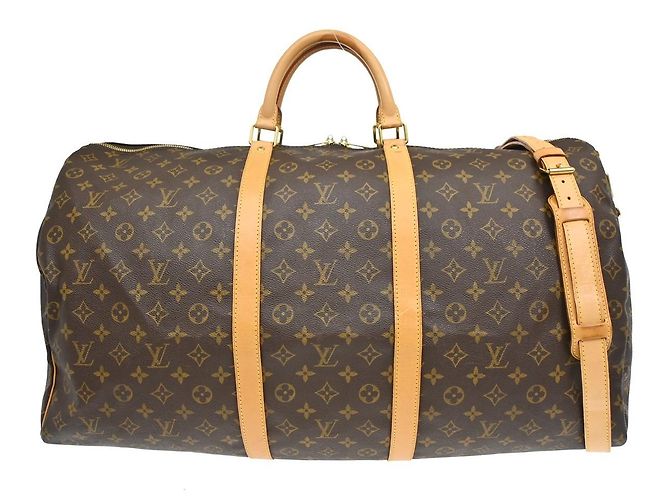 Louis Vuitton Keepall Bandouliere Monogram Canvas 60 Marron
