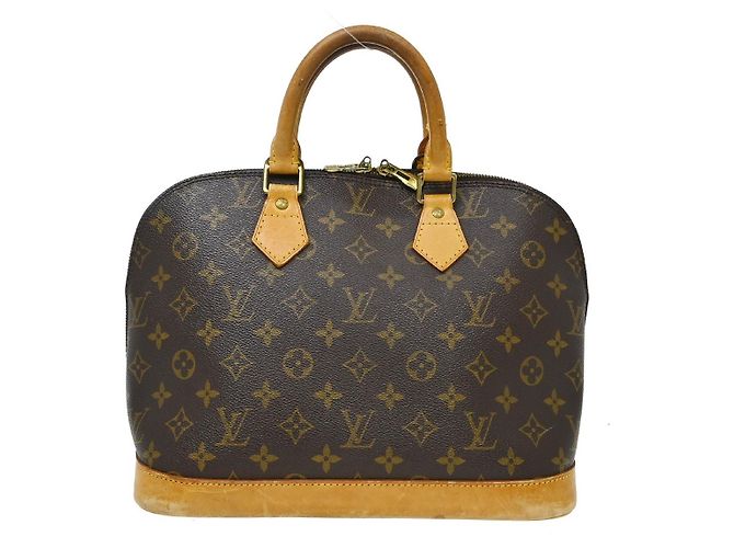 Bolso Louis Vuitton Alma Monogram Canvas PM Castaño