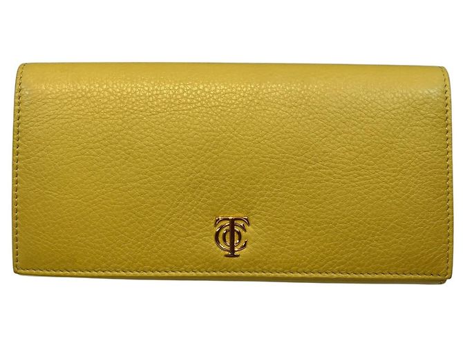 Cartera Continental Tiffany & Co. Amarillo