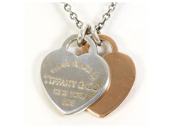 Collana Return to Double Heart in argento Tiffany & Co.