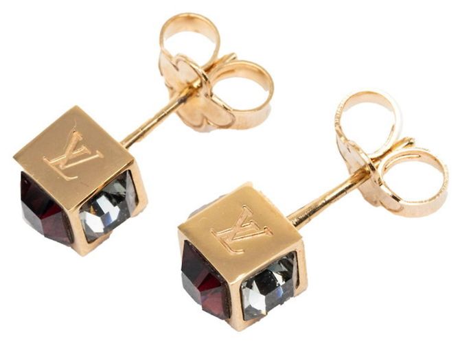Orecchini Gamble Cube Stud Louis Vuitton D'oro 