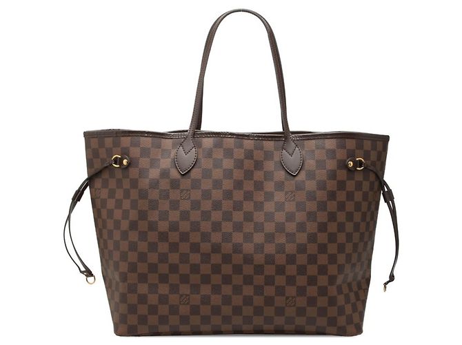 Sac cabas Louis Vuitton Damier Neverfull GM Marron