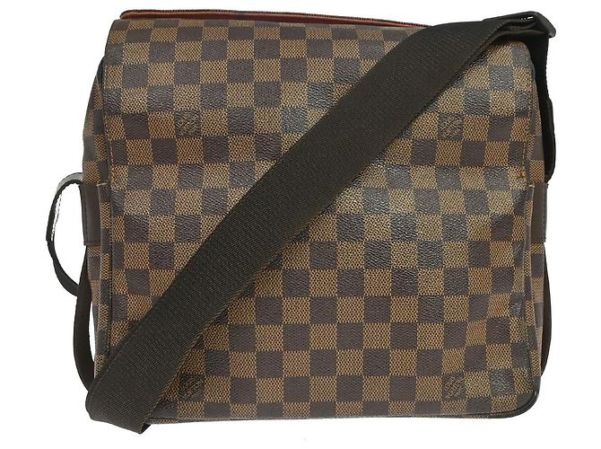 Bolsa Louis Vuitton Naviglio Damier Marrom