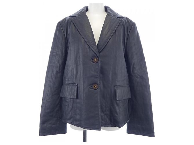 Louis Vuitton Leather Jacket Brown
