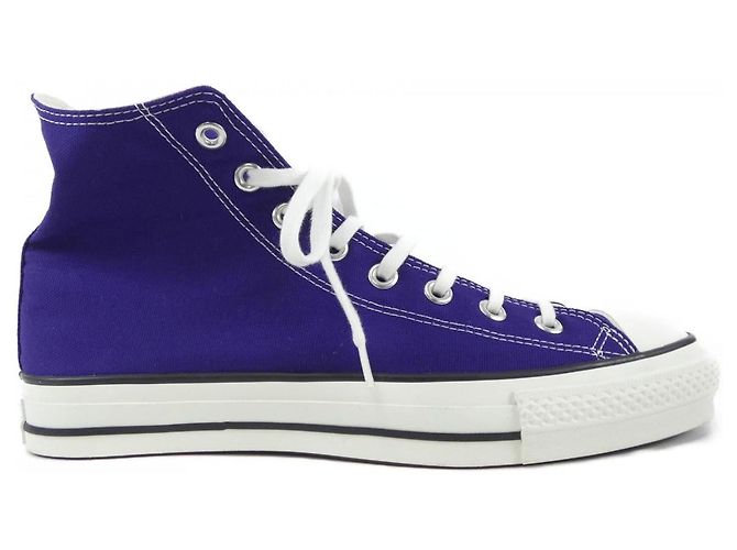 Autre Marque Converse Leder-Sneaker Lila