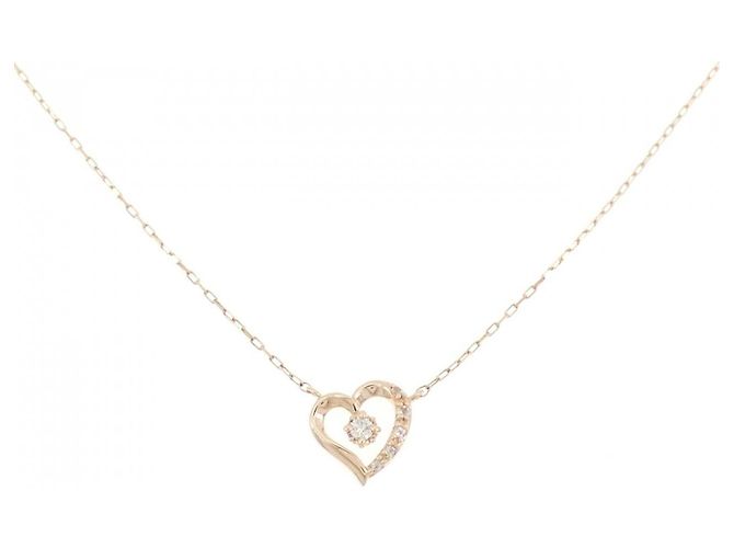 Autre Marque Collar 4°C en Oro Rosa K10 con Topacio y Diamante