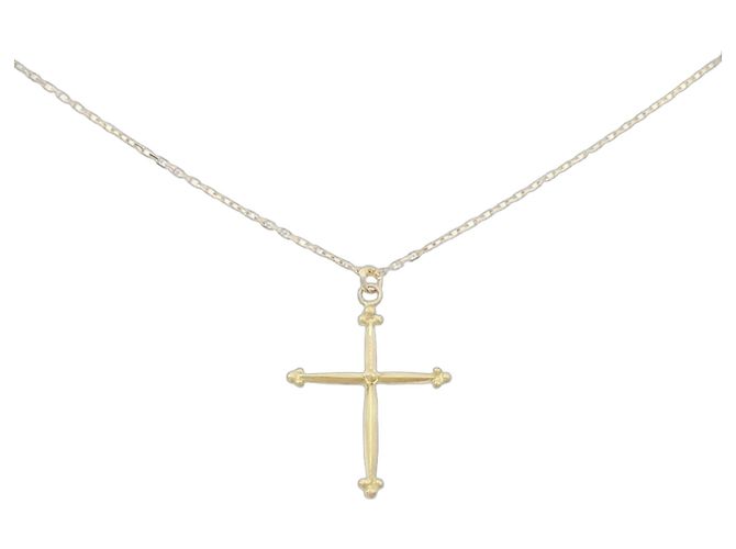Autre Marque Collana con Croce Au750 D'oro