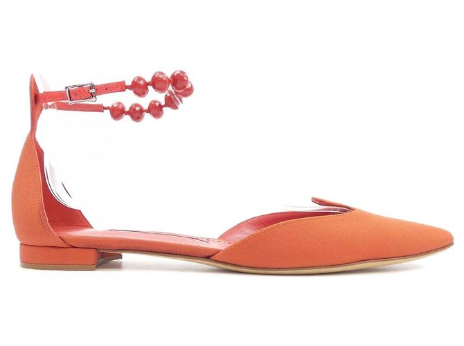 Manolo Blahnik Schuhe Rot
