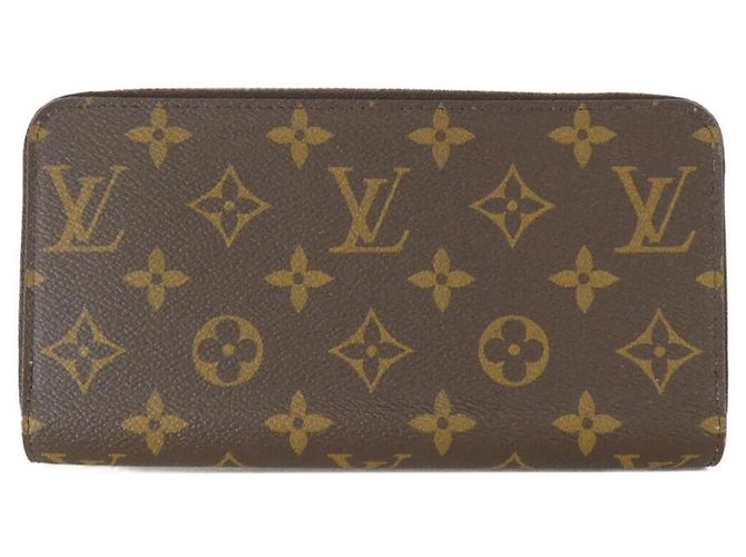 Cartera Zippy Monogram Louis Vuitton Castaño Rosa
