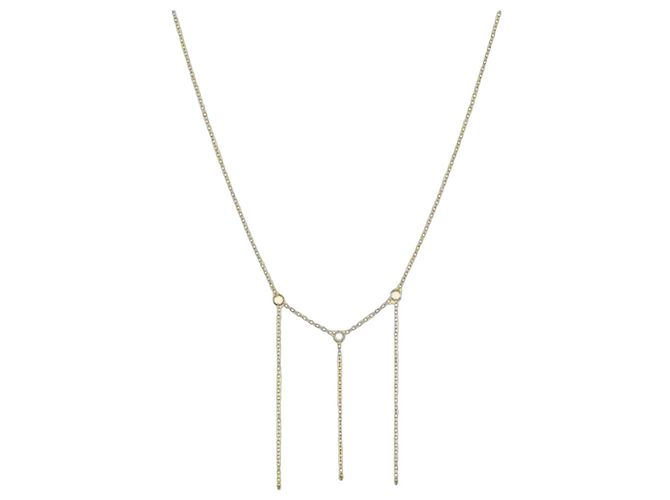 Autre Marque Collana in oro giallo con catene pendenti D'oro