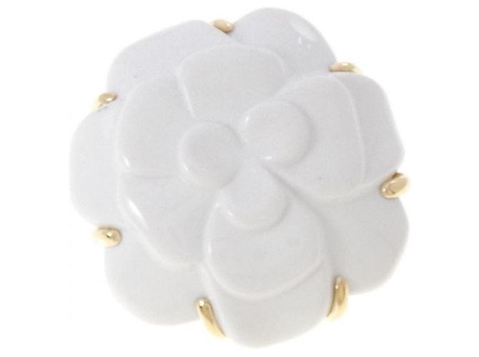 Spilla Camelia Chanel D'oro