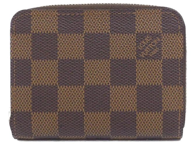 Louis Vuitton Damier Zippy Münzgeldbörse Damier ebene