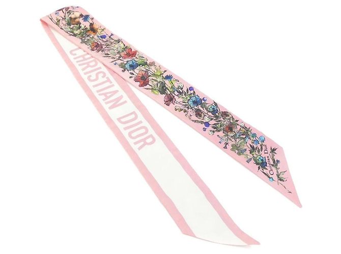 Sciarpa in seta Christian Dior D-MILLEFIORI Rosa