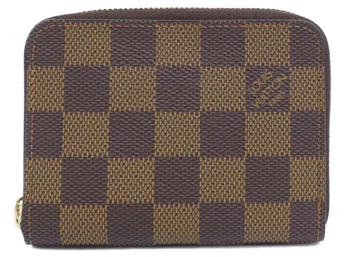 Louis Vuitton Damier Zippy Münzgeldbörse Damier ebene