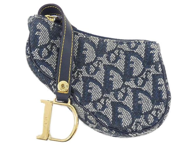 Christian Dior Blue Coin Purse