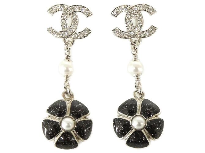 Orecchini Chanel ABG897 Nero Bianco 