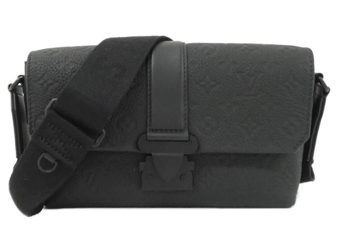 Bolso Messenger Louis Vuitton Taurillon Monogram S Cape Negro