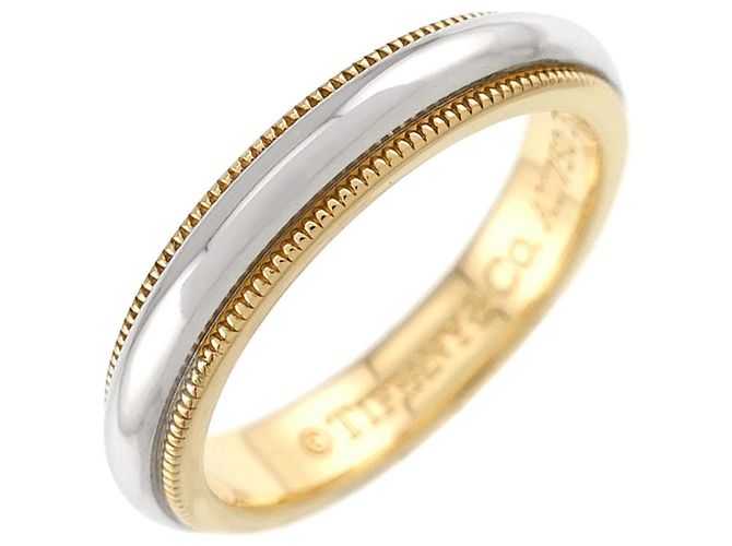 Anillo de banda Milgrain Tiffany & Co.