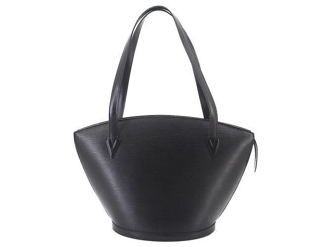 Sac cabas Louis Vuitton Epi Saint Jacques Noir