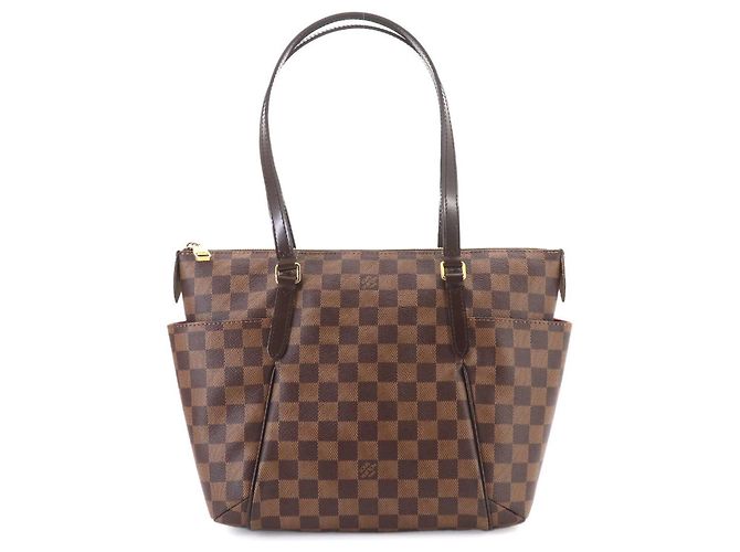 Sac cabas Louis Vuitton Damier Totally PM Marron Damier ebène