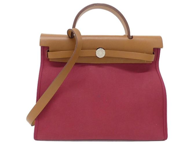 Hermès Hermes Herbag Zip PM Handtasche Rot