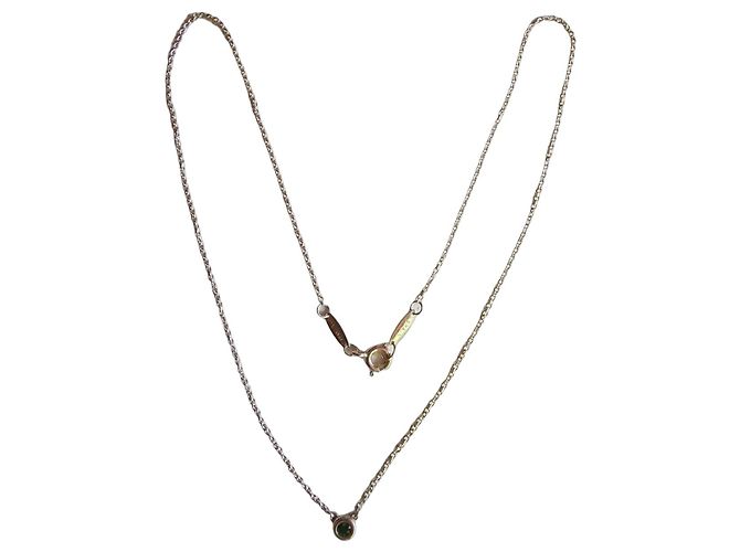 Collar Tiffany & Co. Peretti en plata con Tsavorite Verde