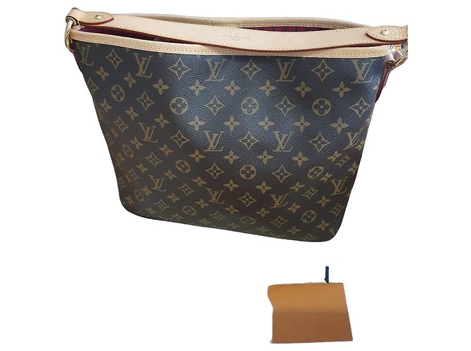 Borsa Louis Vuitton Delightful PM Pivoine Monogram Marrone Monogramma
