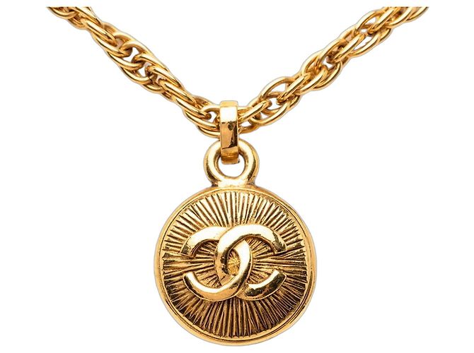 Timeless Collana a catena Chanel Vintage Coco Mark D'oro