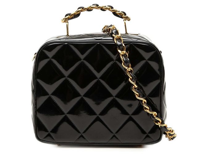 Chanel Matelassé Handtasche Schwarz