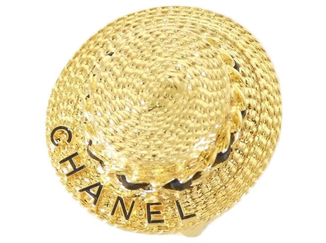 Spilla Chanel Nera e Oro Nero D'oro 